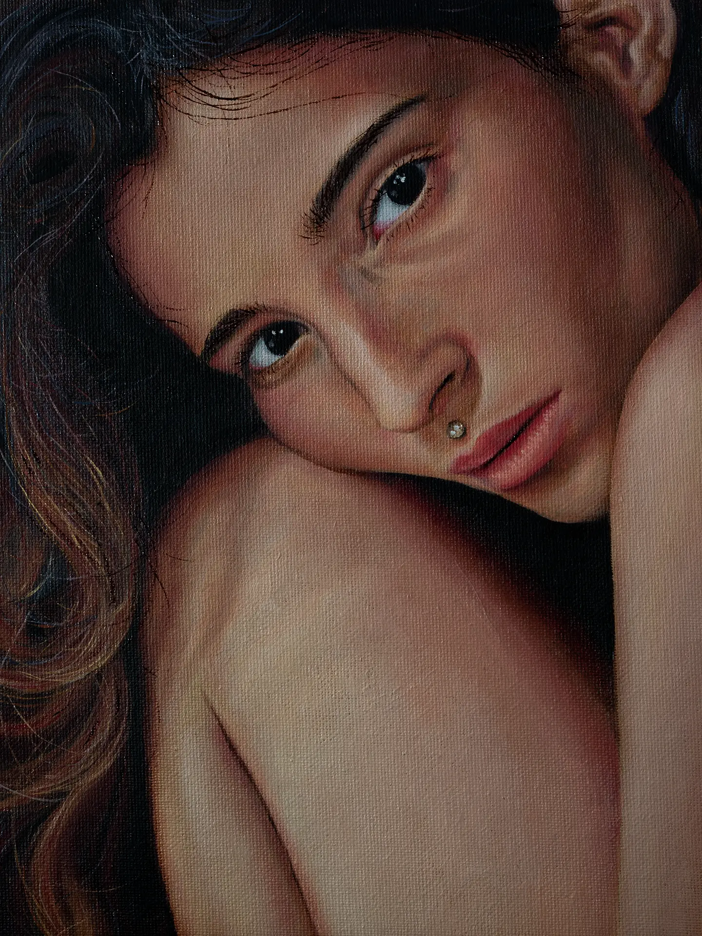 Detail of one of my oil paintings